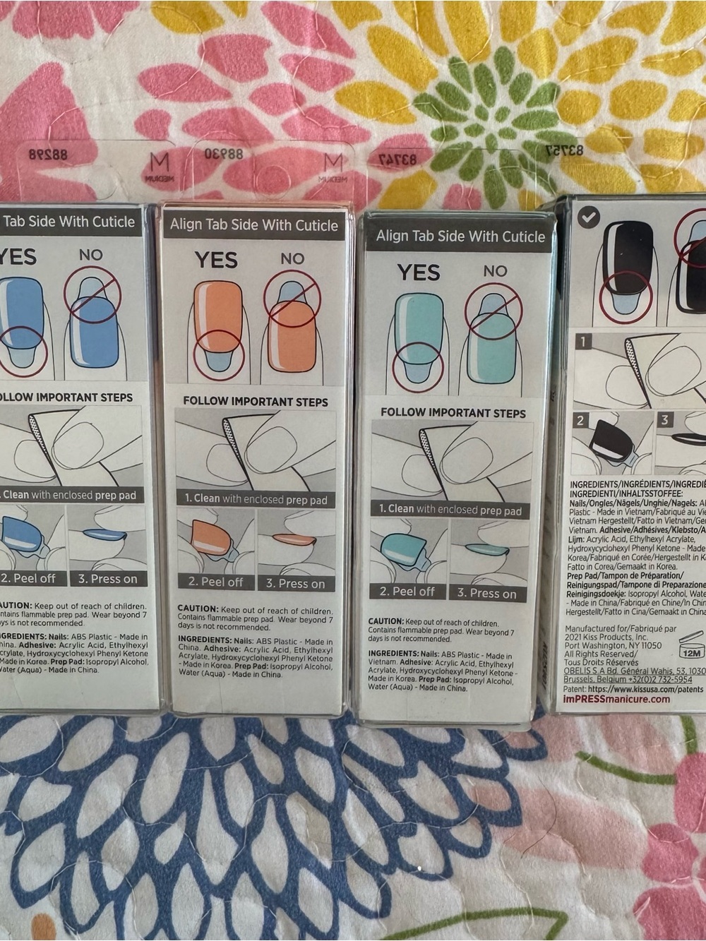 New impress press on manicure nails - Picture 2 of 3